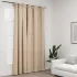 Draperie opacă, aspect de in, antracit, 290 x 245 cm, cârlige GartenMobel Dekor