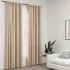 Draperii opace aspect in, cârlige, 2 buc., antracit, 140x225 cm GartenMobel Dekor