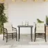 Set mobilier de grădină, 5 piese, cu perne, maro, poliratan GartenMobel Dekor