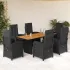 Set mobilier pentru grădină, 7 piese, cu perne, bej, poliratan GartenMobel Dekor