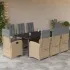 Set mobilier pentru grădină, 7 piese, cu perne, bej, poliratan GartenMobel Dekor