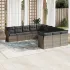 Set canapele de grădină cu perne, 11 piese, bej, poliratan GartenMobel Dekor