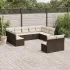 Set canapele de grădină cu perne, 11 piese, gri, poliratan GartenMobel Dekor