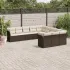 Set canapele de grădină cu perne, 11 piese, bej, poliratan GartenMobel Dekor
