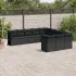 Set canapele de grădină cu perne, 11 piese, bej, poliratan GartenMobel Dekor