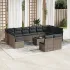 Set canapele de grădină, 13 piese, cu perne, bej, poliratan GartenMobel Dekor