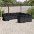 Set canapea de grădină cu perne, 12 piese, gri, poliratan GartenMobel Dekor