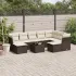 Set canapele de grădină cu perne, 10 piese, bej, poliratan GartenMobel Dekor