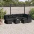 Set canapele de grădină cu perne, 10 piese, bej, poliratan GartenMobel Dekor
