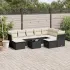 Set canapele de grădină cu perne, 10 piese, bej, poliratan GartenMobel Dekor