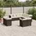 Set canapele de grădină cu perne, 11 piese, bej, poliratan GartenMobel Dekor