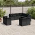Set canapele de grădină cu perne, 11 piese, bej, poliratan GartenMobel Dekor