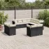 Set canapele de grădină cu perne, 11 piese, bej, poliratan GartenMobel Dekor
