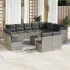 Set canapele de grădină, 13 piese, cu perne, bej, poliratan GartenMobel Dekor