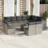 Set canapele de grădină, 13 piese, cu perne, bej, poliratan GartenMobel Dekor