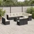 Set canapele de grădină, 13 piese, cu perne, bej, poliratan GartenMobel Dekor