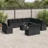 Set canapele de grădină, 14 piese, cu perne, bej, poliratan GartenMobel Dekor
