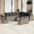 Set canapele de grădină, 14 piese, cu perne, bej, poliratan GartenMobel Dekor