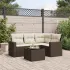 Set canapele de grădină cu perne, 5 piese gri deschis poliratan GartenMobel Dekor