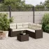 Set canapele de grădină cu perne, 6 piese gri deschis poliratan GartenMobel Dekor