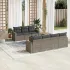 Set canapele de grădină cu perne, 8 piese, maro, poliratan GartenMobel Dekor