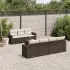Set canapele de grădină cu perne, 8 piese, maro, poliratan GartenMobel Dekor