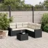 Set canapele de grădină cu perne, 6 piese gri deschis poliratan GartenMobel Dekor