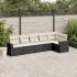 Set mobilier grădină cu perne, 6 piese, gri, poliratan GartenMobel Dekor