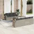 Set canapele de grădină cu perne, 8 piese, maro, poliratan GartenMobel Dekor