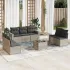 Set canapele de grădină cu perne, 8 piese, gri, poliratan GartenMobel Dekor