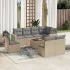 Set canapele de grădină cu perne, 9 piese gri deschis poliratan GartenMobel Dekor