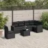 Set canapele de grădină cu perne, 7piese gri deschis poliratan GartenMobel Dekor