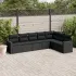 Set canapele de grădină cu perne, 7piese gri deschis poliratan GartenMobel Dekor