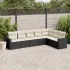 Set canapele de grădină cu perne, 7piese gri deschis poliratan GartenMobel Dekor