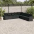 Set canapele de grădină, 9 piese, cu perne, gri, poliratan GartenMobel Dekor
