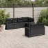 Set canapele de grădină cu perne, 7piese gri deschis poliratan GartenMobel Dekor