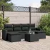 Set canapele de grădină, 7 piese, cu perne, bej, poliratan GartenMobel Dekor
