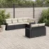 Set canapele de grădină cu perne, 7piese gri deschis poliratan GartenMobel Dekor