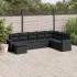 Set mobilier de grădină cu perne, 8 piese gri deschis poliratan GartenMobel Dekor