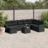 Set canapele de grădină, 9 piese, cu perne, bej, poliratan GartenMobel Dekor