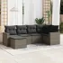 Set canapele de grădină cu perne, 6 piese, bej, poliratan GartenMobel Dekor