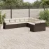 Set canapele de grădină cu perne, 10 piese, bej, poliratan GartenMobel Dekor