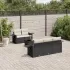Set canapele de grădină cu perne, 6 piese gri deschis poliratan GartenMobel Dekor