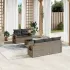Set canapele de grădină cu perne, 6 piese gri deschis poliratan GartenMobel Dekor