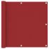 Paravan de balcon, roșu, 90 x 600 cm, țesătură oxford GartenMobel Dekor