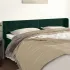 Tăblie de pat cu aripioare gri deschis 183x16x78/88 cm catifea GartenMobel Dekor