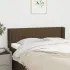 Tăblie de pat cu aripioare gri închis 147x16x78/88 cm textil GartenMobel Dekor