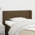 Tăblie de pat cu aripioare gri închis 83x16x78/88 cm textil GartenMobel Dekor