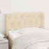Tăblie de pat cu aripioare gri deschis 83x16x78/88 cm textil GartenMobel Dekor