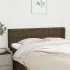 Tăblie de pat cu aripioare gri închis 147x16x78/88 cm textil GartenMobel Dekor